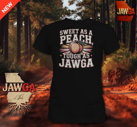 Sweet as a Peach Ladies T-Shirt Pride by Jawga Originals