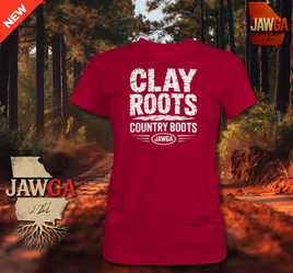 Clay Roots Country Boots Ladies T-Shirt by Jawga Originals