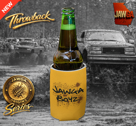 JAWGA Origins Original Splater High Res Orange Koozie