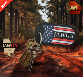 JAWGA American Flag Keychain - Made in America Patriotic Everyday Carry Accessory
