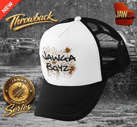 JAWGA Boyz Origins Throwback Script Trucker Hat